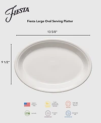 Fiesta Linen Large Oval Serving Platter