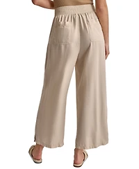 Dkny Jeans Women's Pull-On Wide-Leg Ankle Pants