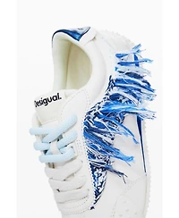Desigual Women's Frayed fabric sneakers