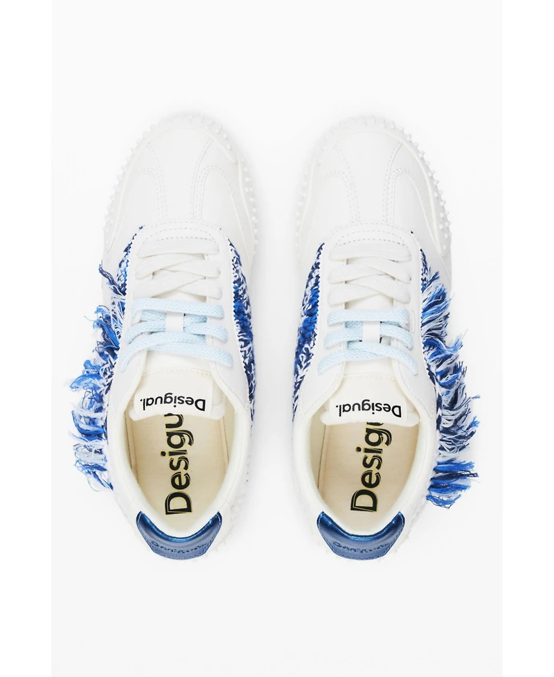Desigual Women's Frayed fabric sneakers