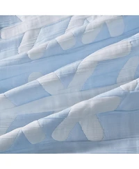 Linery & Co. Winter-Themed Snowflake Matelasse Quilt Set with Shams