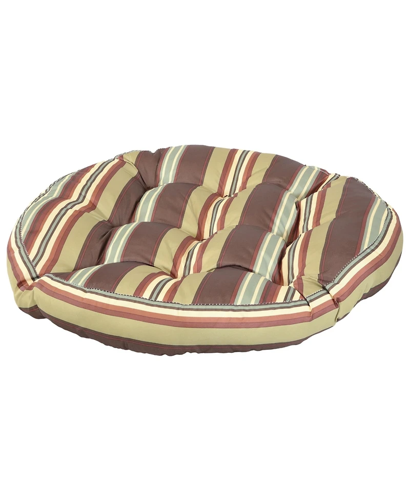 Indoor/Outdoor Large Round Tufted Floor Meditation or Chair Cushion - 22" 2pk