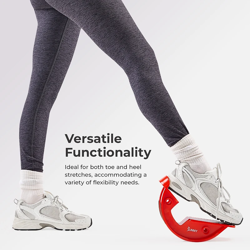 Sunny Health & Fitness Calf & Hamstring Stretcher and Foot Rocker