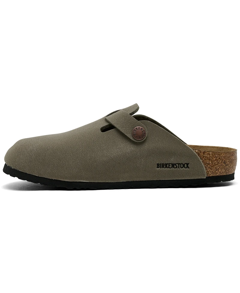 Birkenstock Little Girls Boston Suede Leather Clogs from Finish Line