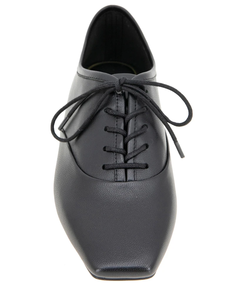 Kenneth Cole New York Women's Justice Square Toe Lace Up Flats