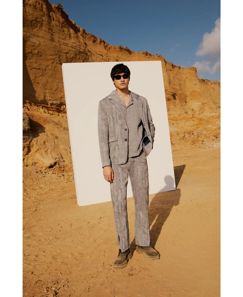 Pcfg Men's Free Heaven Linen Suit Pant