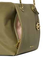 Michael Michael Kors Georgia Zip Top Nylon Tote Bag
