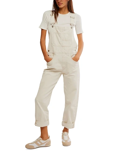 Free People Ziggy Cotton Denim Overalls