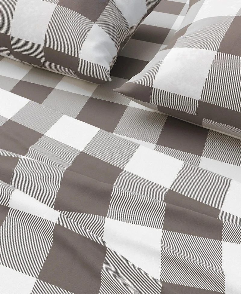 Linery & Co. 100% Turkish Cotton Flannel Printed Sheet Set