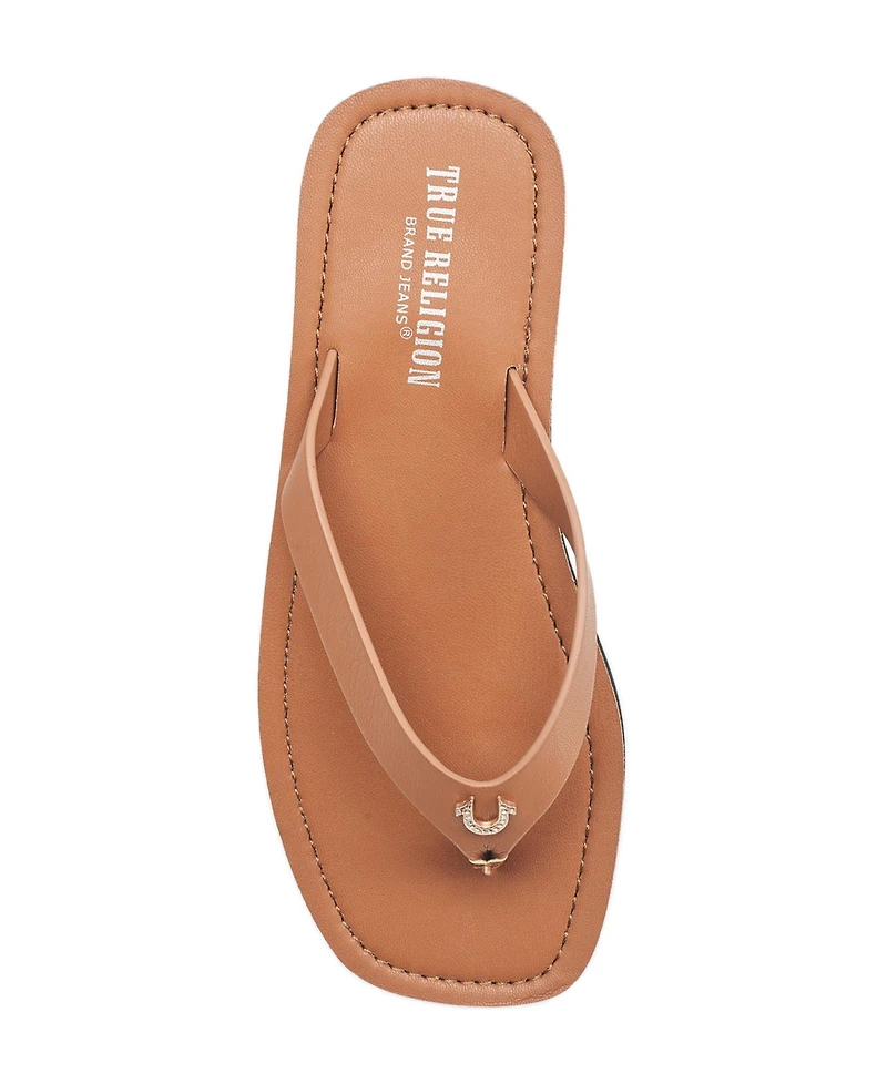 True Religion Ladies Capri Thong Sandal