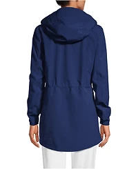 Lands' End Women's Tall Squall Packable Waterproof Raincoat