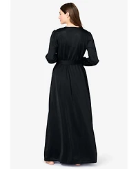 Amoureuse Plus Peignoir 2-Piece Tricot Gown & Robe