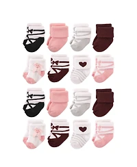 Hudson Baby Boys Cotton Rich Newborn and Terry Socks