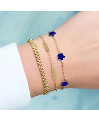The Lovery Lapis Flower Bracelet 14K Gold