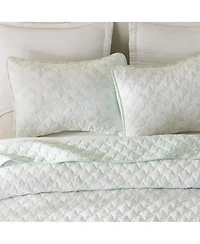 Linery & Co. Snowflake Printed Microfiber Quilt Set with Shams