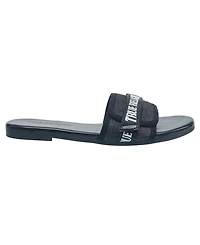 True Religion Ladies Missy Logo Adjustable Sandal