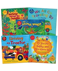 Barefoot Books Sing-Along Books with Audio and Video Accompaniment - Set of 5