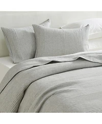 Linery & Co. Cotton Blend Jersey Knit Channel Stitch Quilt Set