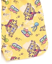 SpongeBob SquarePants Toddler Girls T-Shirt and French Terry Shorts Outfit Set