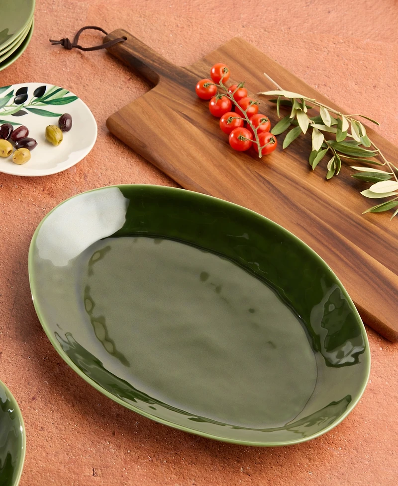 Certified International Verde Oval Platter
