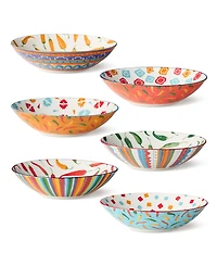 Certified International Caliente Soup Bowls, Set of 6, Service for 6
