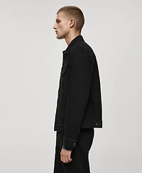 Mango Men's Pockets Detail Denim Jacket