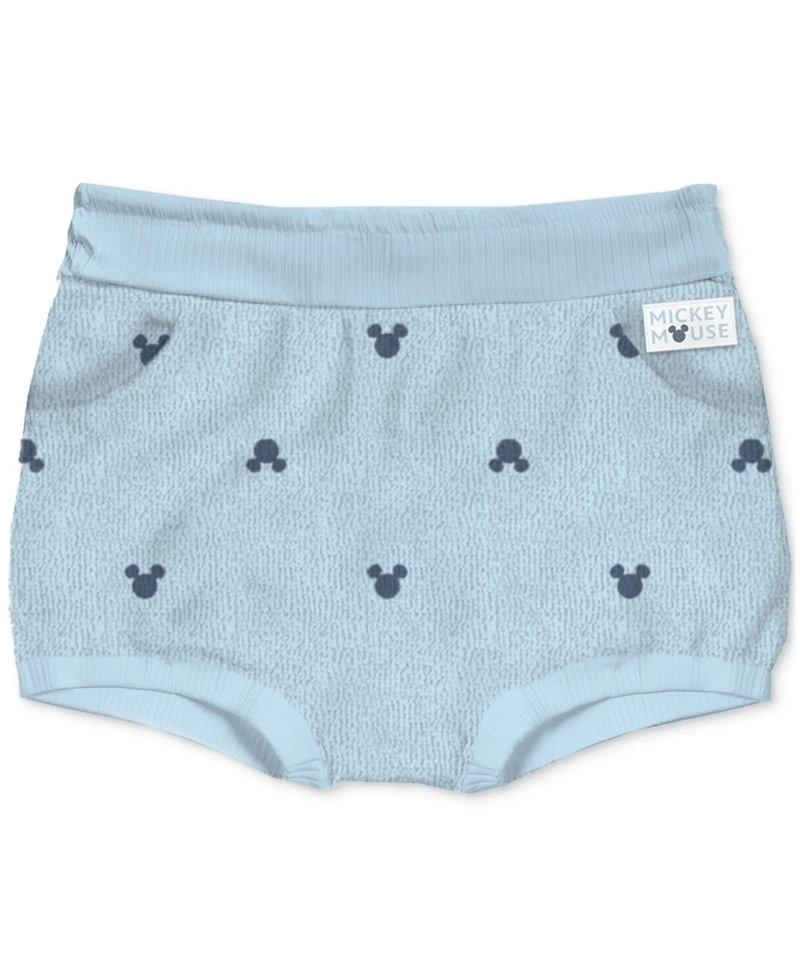 Disney Baby Boys Mickey Mouse Terry Hoodie & Shorts, 2 Piece Set