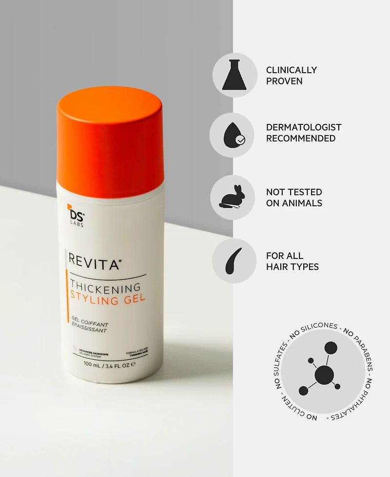 Ds Laboratories Revita Thickening Styling Gel, 100 ml