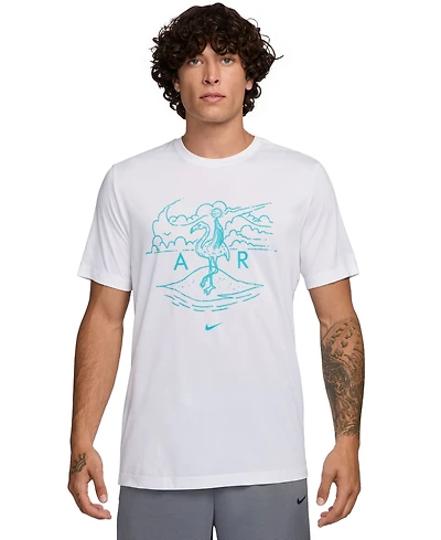 Nike Men's Dri-fit Flamingo Logo Basketball T-Shirt