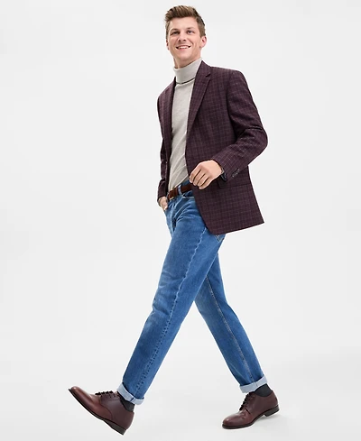 Tommy Hilfiger Men's Modern-Fit Patterned Sport Coat