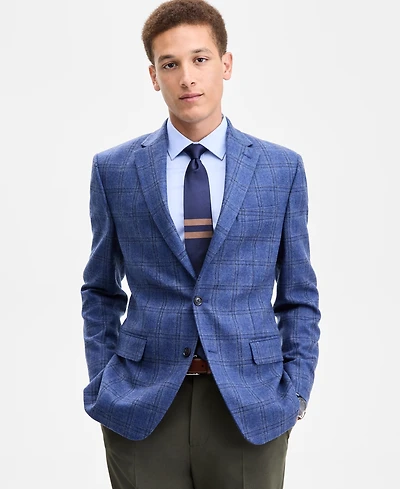 Tommy Hilfiger Men's Modern-Fit Patterned Sport Coat