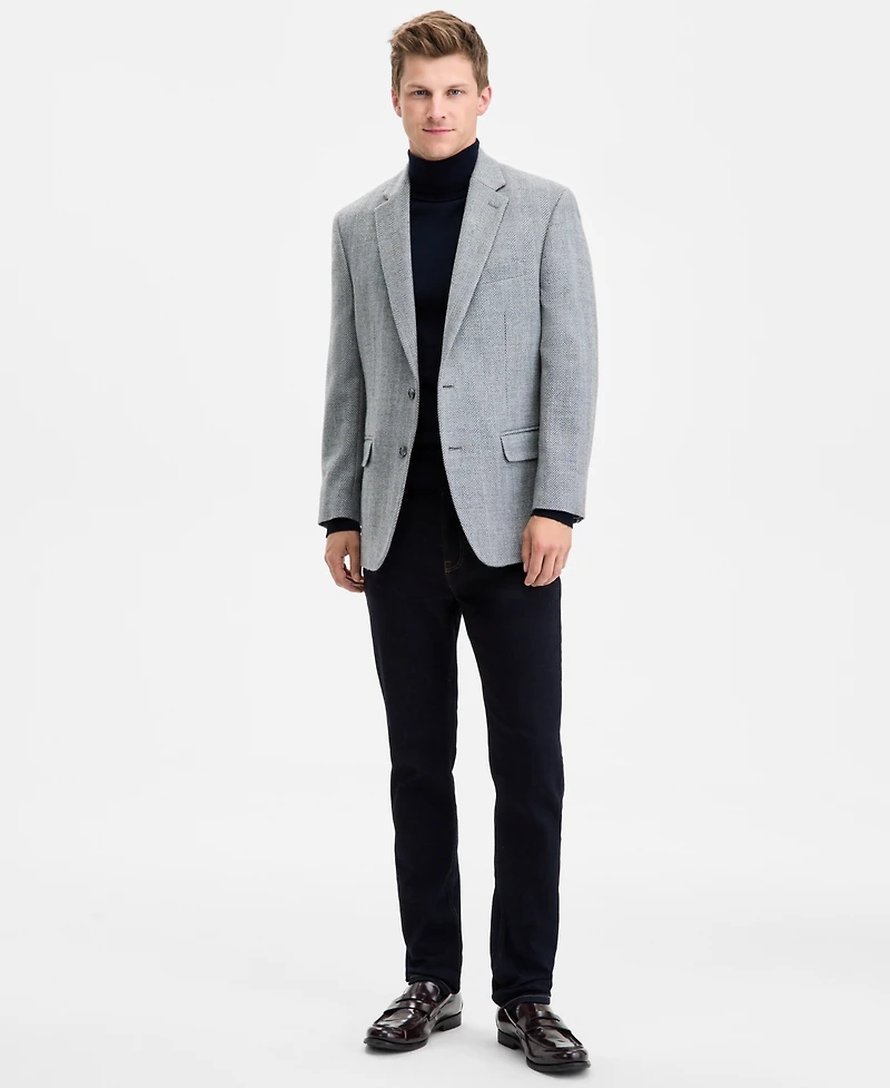 Tommy Hilfiger Men's Modern-Fit Patterned Sport Coat