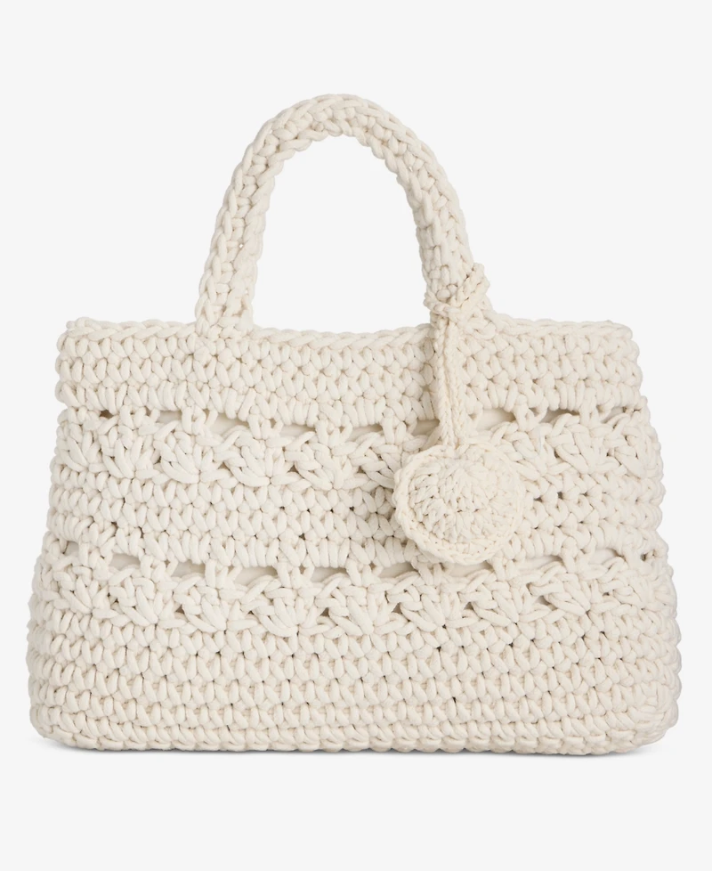 On 34th Crochet Medium Tote Bag, Exclusively at Macy's