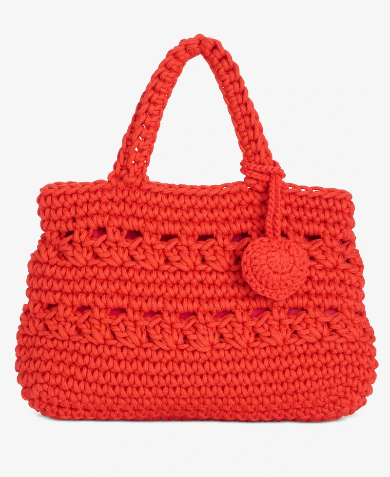 On 34th Crochet Medium Tote Bag, Exclusively at Macy's