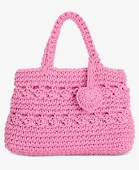 On 34th Crochet Medium Tote Bag, Exclusively at Macy's