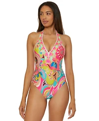 Trina Turk Women's Venus Plunge One-Piece Swimsuit