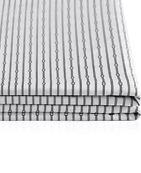 Tommy Hilfiger Printed 200-Thread Count Cotton Percale -Pc. Sheet Set