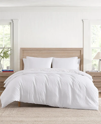 Tommy Hilfiger Monogram Matelasse 3-Pc. Duvet Cover Set, Full/Queen