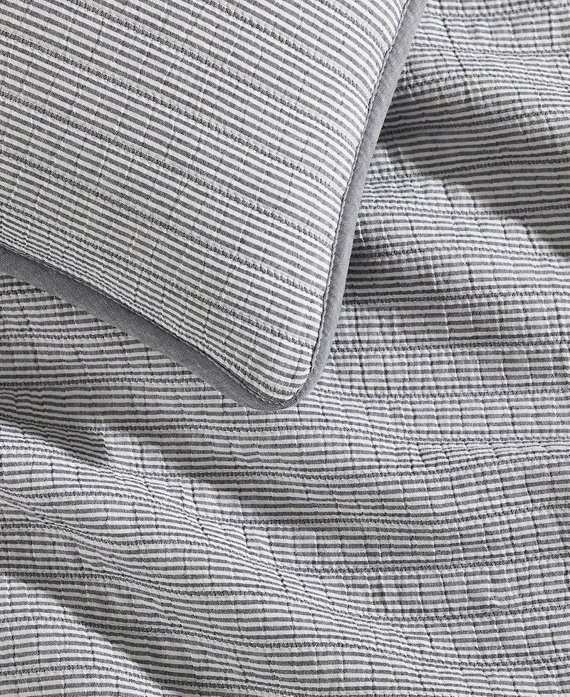Tommy Hilfiger Ithaca Stripe Cotton Reversible 2-Pc. Quilt Set, Twin