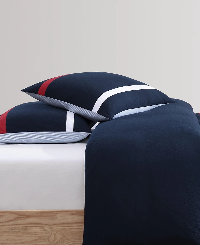 Tommy Hilfiger Iconic Anniversary Seersucker 3-Pc. Comforter Set, King