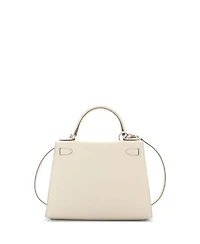 Pre-Owned Hermes Kelly 28 Handbag Light Epsom with Palladium Hardware