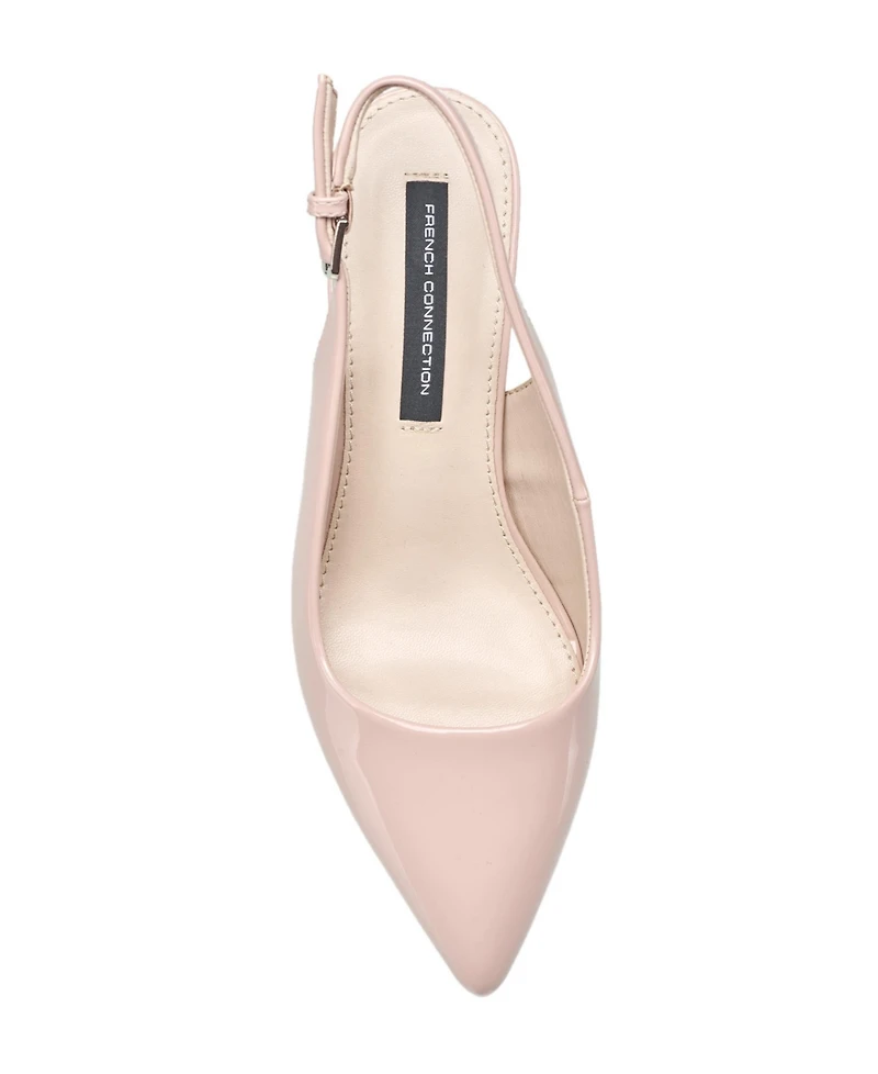 French Connection Ladies Quinn Slingback Kitten Heel