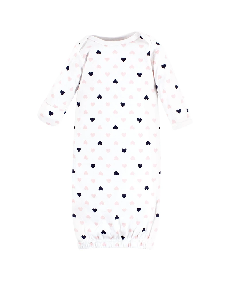 Hudson Baby Baby Girls Hudson Extra Soft Cotton Gowns