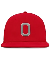 Nike Men's Scarlet Ohio State Buckeyes On-Field Dugout True Performance Fitted Hat