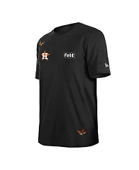 New Era x Felt Men's Black Houston Astros T-Shirt
