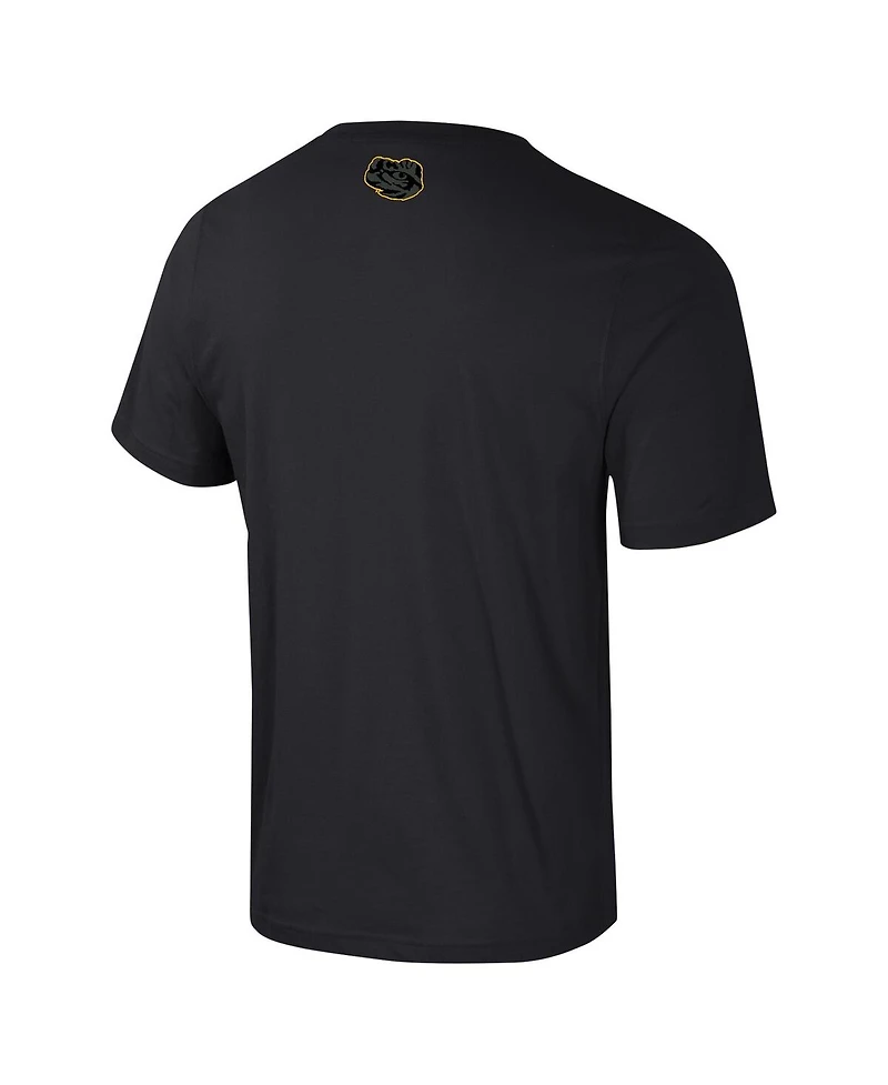 Colosseum Men's Black Lsu Tigers Color Pop Active Blend T-Shirt
