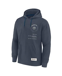 Fanatics Men's Blue Denver Nuggets Future Ground Info Elements Premium Pullover Hoodie