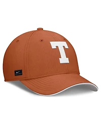Nike Men's Texas Orange Texas Longhorns 2025 Dugout Coaches Rise Swoosh Performance Flex Hat