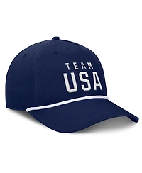 Fanatics Men's Navy Team Usa Captain Rope Adjustable Hat