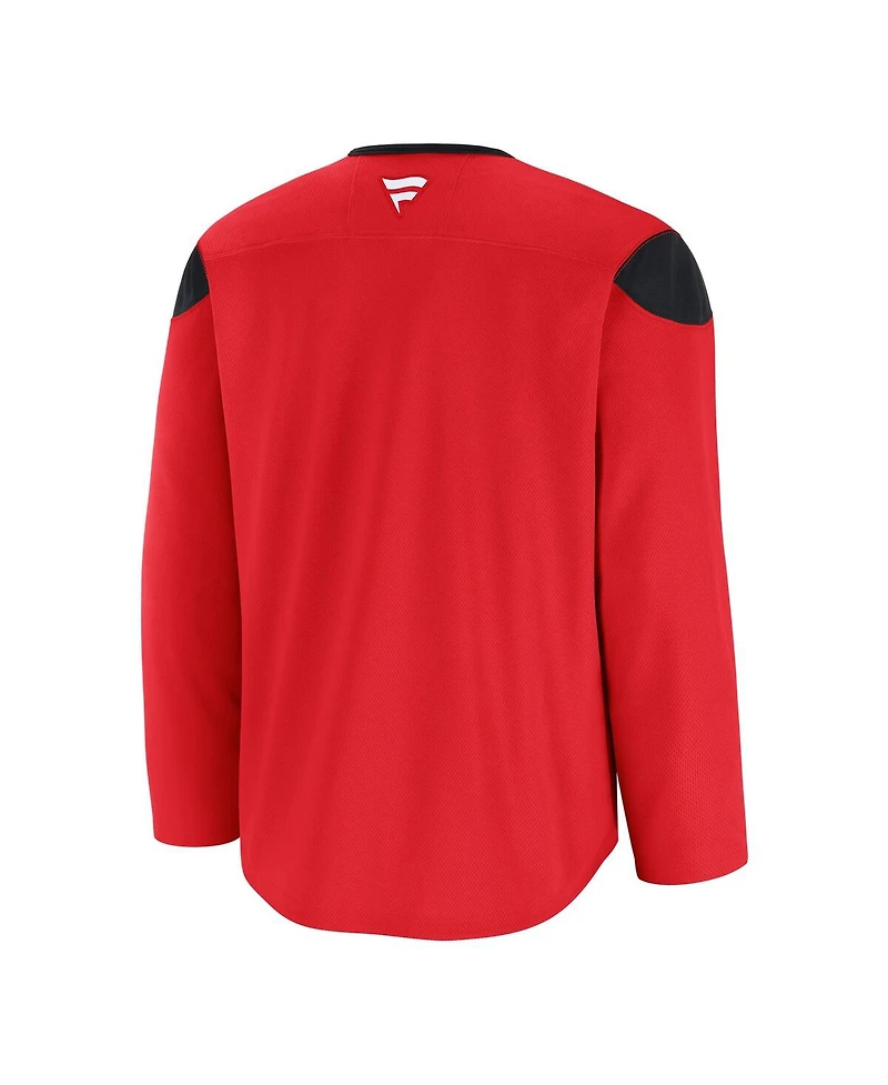 Fanatics Men's Red Washington Capitals Home Practice Jersey